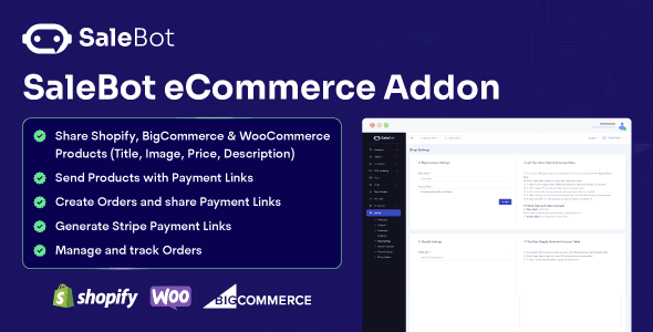 SaleBot eCommerce Add-on